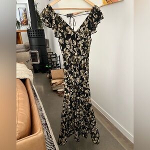 Olivia + James Floral Print Maxi Dress